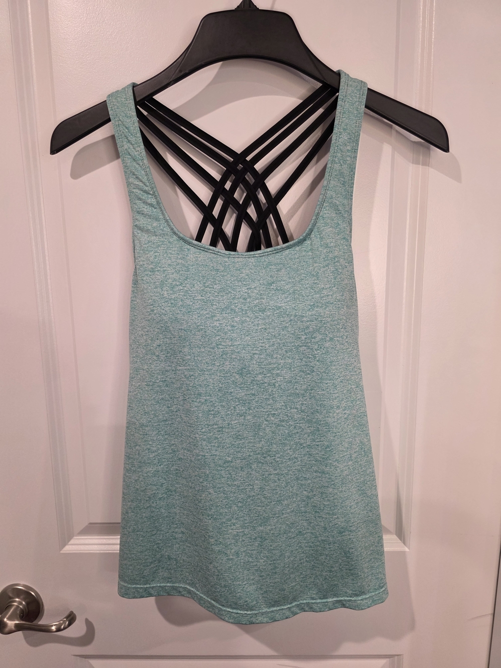 Women's Strappy Tank With Connected Bra And Slouchy Back